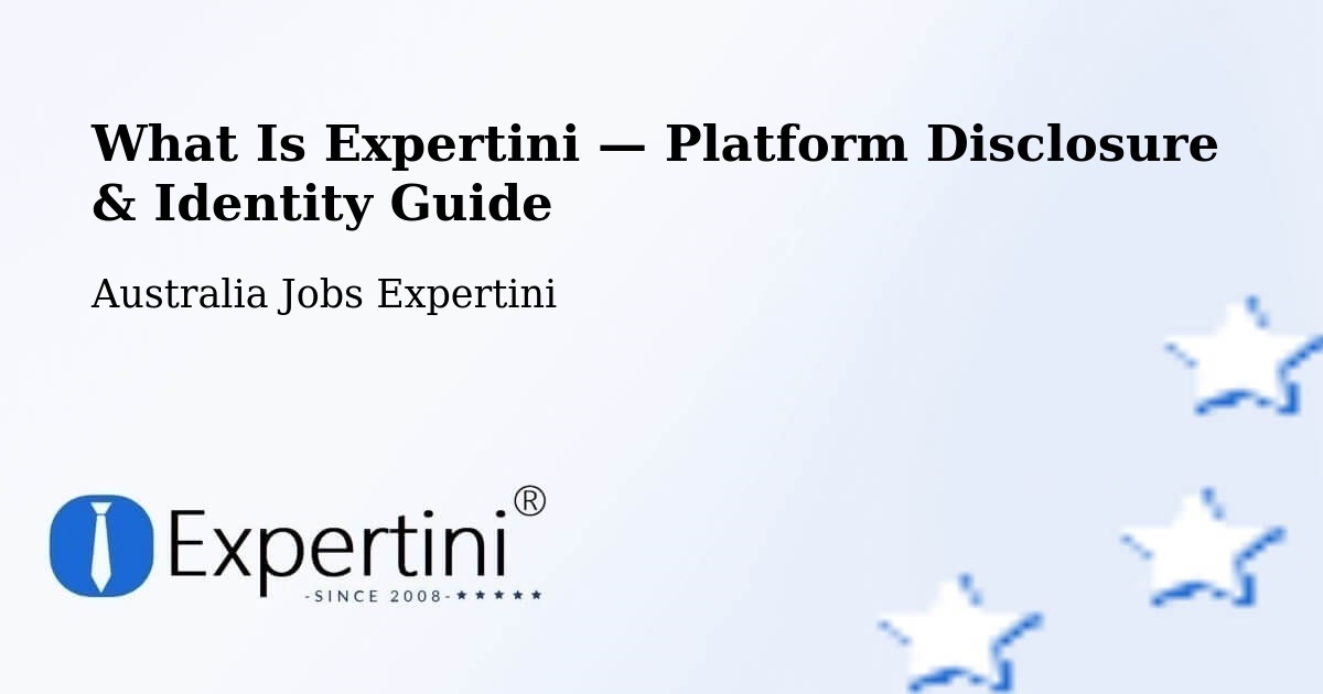 What Is Expertini — Platform Disclosure & Identity Guide – Fitzroy